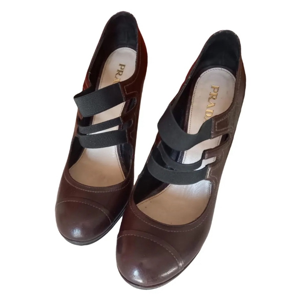 Prada authentic leather pumps